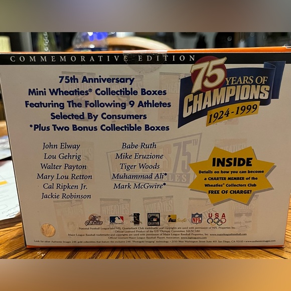 Wheaties 75 years of champions “Mark McGwire” - Picture 2 of 2